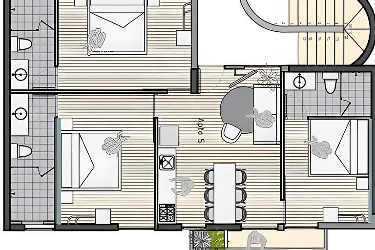 Casa Fiora|Spacious 3BR Laureles Apt w/Balcony Kitchen & WiF