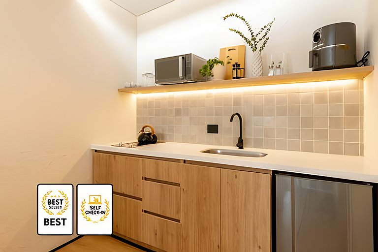 Casa Fiora| Cozy 1BR Laureles Apt – Kitchen & WiFi