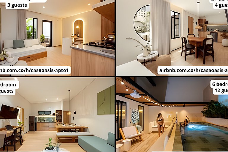 Casa Fiora|Studio Laureles w/Patio, Kitchen & WiFi