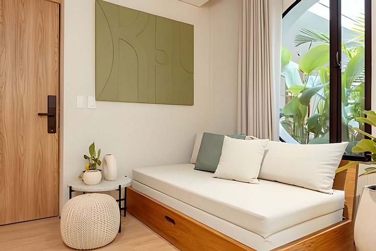 Private Jacuzzi Stylish Apto AC- Kitchen- Wi-Fi