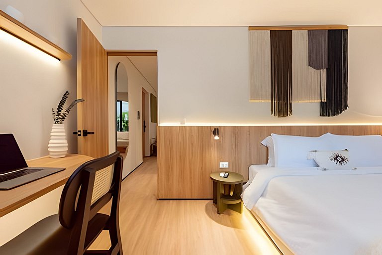 Private Jacuzzi Stylish Apto AC- Kitchen- Wi-Fi