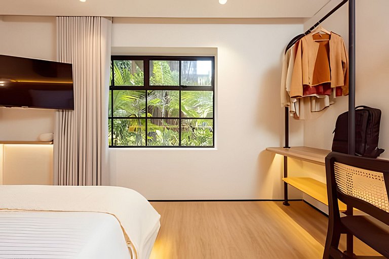 Private Jacuzzi Stylish Apto AC- Kitchen- Wi-Fi