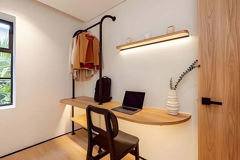 Private Jacuzzi Stylish Apto AC- Kitchen- Wi-Fi