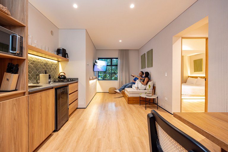 New 2 Luxury boho apartment - Kitchen- Fast Wi-Fi